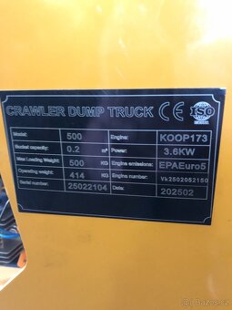 Dumper naftový motor - 2