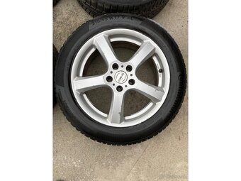 ALU disky Enzo 5x112 R17 se zimními pneu 215/55 R17 - 2