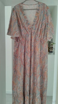 DÁMSKÉ ŠATY LETNÍ DLOUHÉ vel.52/xxxxl - 2