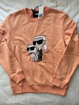Karl Lagerfeld woman salmon  sweatshirt - 2