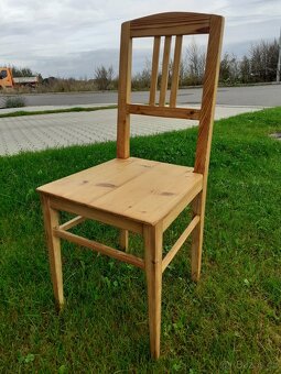 Židle 100 let stará, odborně ošetřená bezb. nátěrem - 2