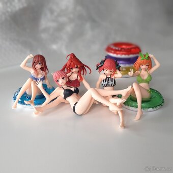 Quintuplets Nakano Aqua Float anime figurky set - 2