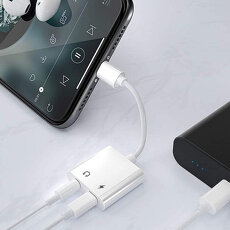 Redukce lightning / 3,5 jack (sluchátka) + nabíjení - 2