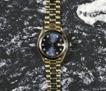 Rolex Lady Datejust 18k WG + President - 2