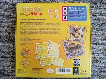 Česko junior desková hra, jako nová - 2