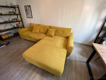 Rohová rozkládací sedačka - 2