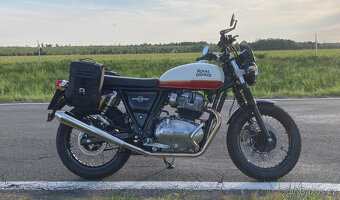 Prodám brašny Cafe reacer + držáky Royal Enfield Interceptor - 2