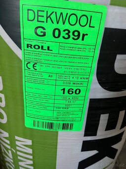 Prodám Tepelná izolace DEKWOOL G 039r 160 - 2