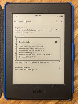 Amazon Kindle Paperwhite 7. gen čtečka knih 4GB černá + obal - 2