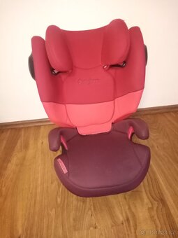 Autosedačka Cybex Silver M-fix červená/vínová - 2