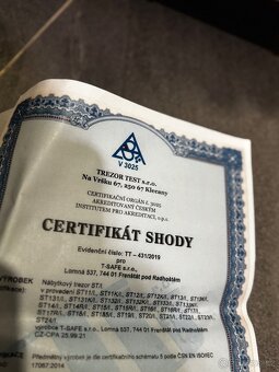 Trezor do zdi ST 133 K, třída I - 2