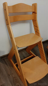 Rostoucí dětská židle Alma dřevěná buk - 2