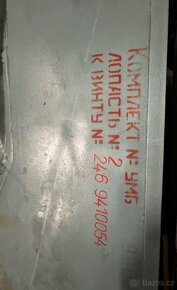 Listy vyrovnávacího rotoru pro vrtulník Mi-24 - 2