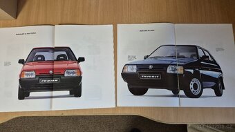 Škoda Favorit ,Forman - prospekty,originál - 2