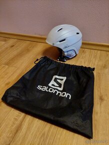 Prodám lyžařskou helmu Salomon Pearl + brýle Dr. Zippe - 2