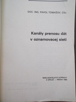 Kanály prenosu dát v oznamovacej sieti - 2