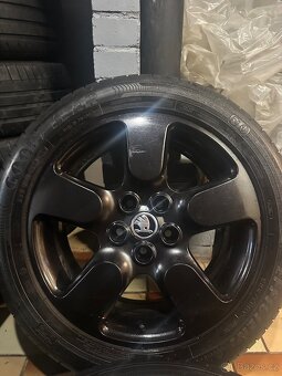 ALU Kola ŠKODA 5x112 R17 PROTEUS Letní Pneu 225/50/17 - 2