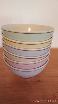 Misky barevné 6 ks porcelánka Stružná - prodám - 2