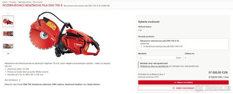 Rozbrušovací benzínová pila Hilti DSH 700-X - 2