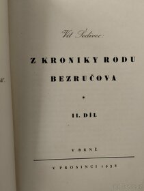 Z kroniky rodu Bezručova - s podpisem autora - 2