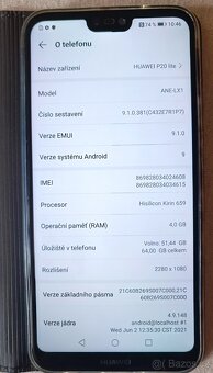 Mobil Huawei P20lite - 2
