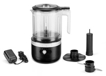 Bezdrátový mixer KitchenAid Cordless Chopper (5KFCB519EBM) - 2