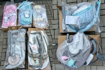 Dětské elektrické kolébky či hopsadla - různé druhy - 2