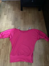 společenska halenka růžová - 2