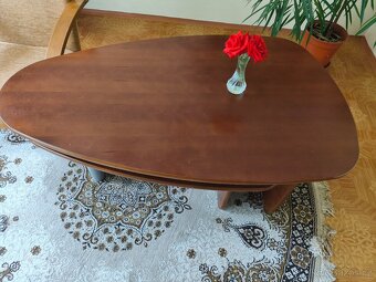 Konferenční stolek masiv - rozkládací - 2