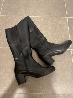 ECCO dámské kožené kozačky - 2