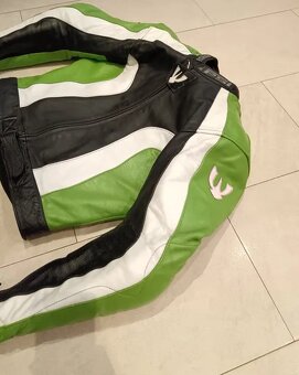 PSí Hubík-Pánská Dámská kožená moto kombinéza, dvoudílná - 2