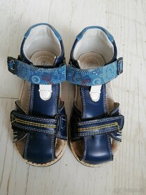 Kožené sandálky Peon Kids vel 24 - 2