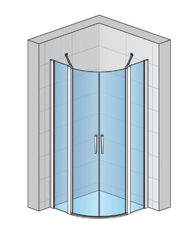 Sprchový kout 80cmx80cm - 2