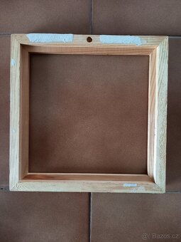 Dřevěné rámečky hranaté - 2
