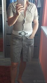 Khaki šaty - 2