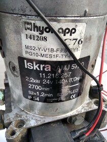 Hydraulické čerpadlo s elektromotorem 24V/2,2kw - 2