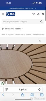 Nový venkovní stůl Jysk, Rangdstrup - 2