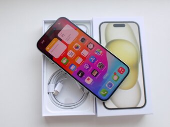 APPLE iPhone 15 128GB Green - ZÁRUKA - SUPER STAV - 2