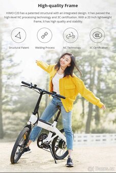 Skladaci elektrokolo Xiaomi HIMO H20 - 2