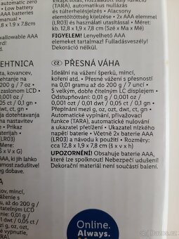 Přesná váha / Silver Crest - 2