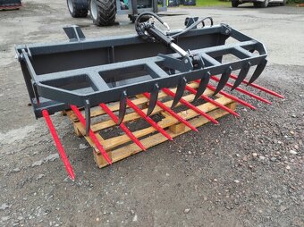 Hydraulické vidle s přidržovačem - euro uchycení - 2
