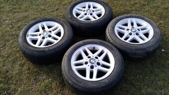 15 alu kola BMW E 36, E 46 letní pneu - 2