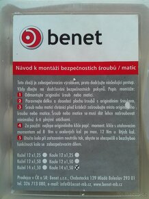 Bezpečnostní šrouby - 2