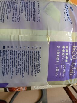 Podložky do postele Moli Care Premium 60 x 90 cm - 2
