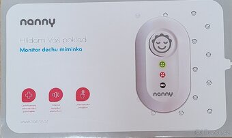 Prodám monitor dechu Nanny - ZÁRUKA - 2