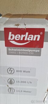 Bazénové čerpadlo Berlan - 2