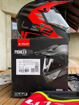 Přilba Enduro LS 2-MX 436 PIONEER a Bunda REBELHORN - PATROL - 2