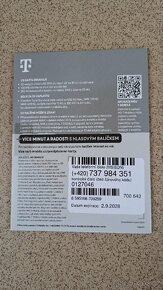 T Mobile předplacená karta - 2