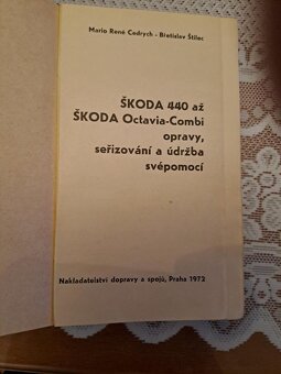 Příručka pro opravy a seřizování Škoda 440, Felicia,Octavia - 2