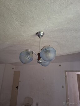 Starožitný lustr Art Deco / funkcionalismus - 2
